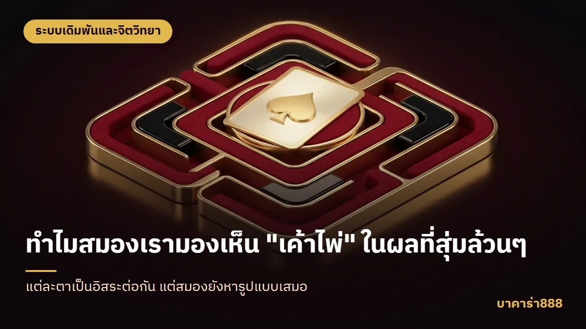 ภาพประกอบบทความ ทำไมสมองเรามองเห็น "เค้าไพ่" ในผลที่สุ่มล้วนๆ