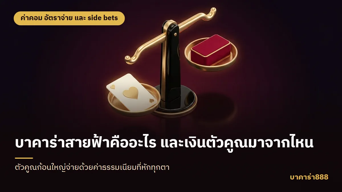 ภาพประกอบบทความ บาคาร่าสายฟ้าคืออะไร และเงินตัวคูณมาจากไหน